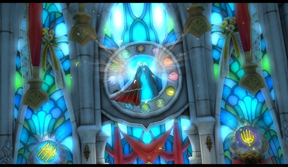 Cid and Nero at the kissing part of the Eternal Bonding ceremony.