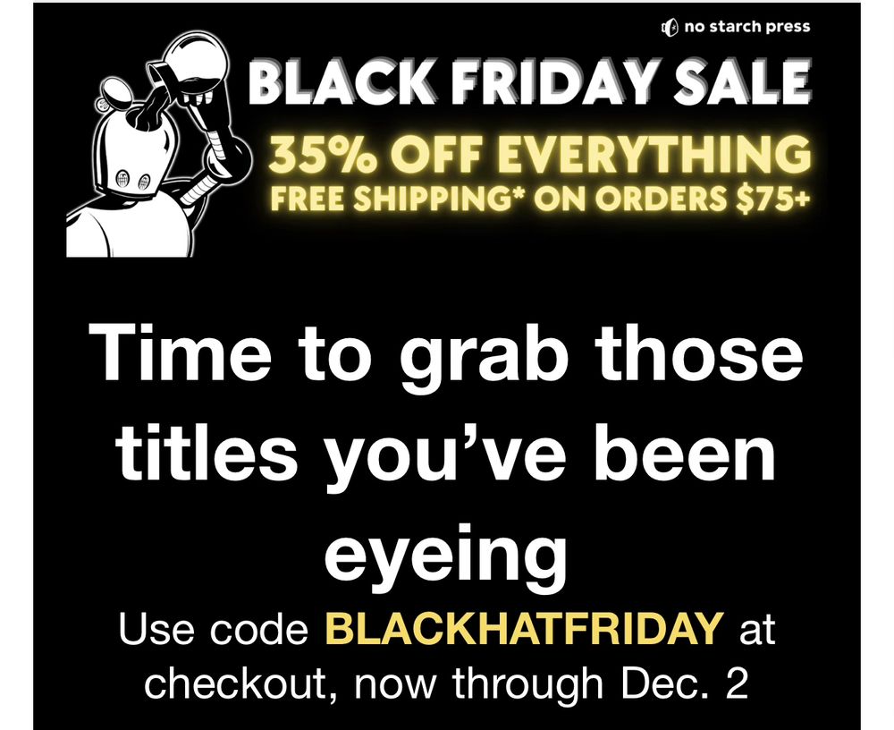 Nostarch press sale