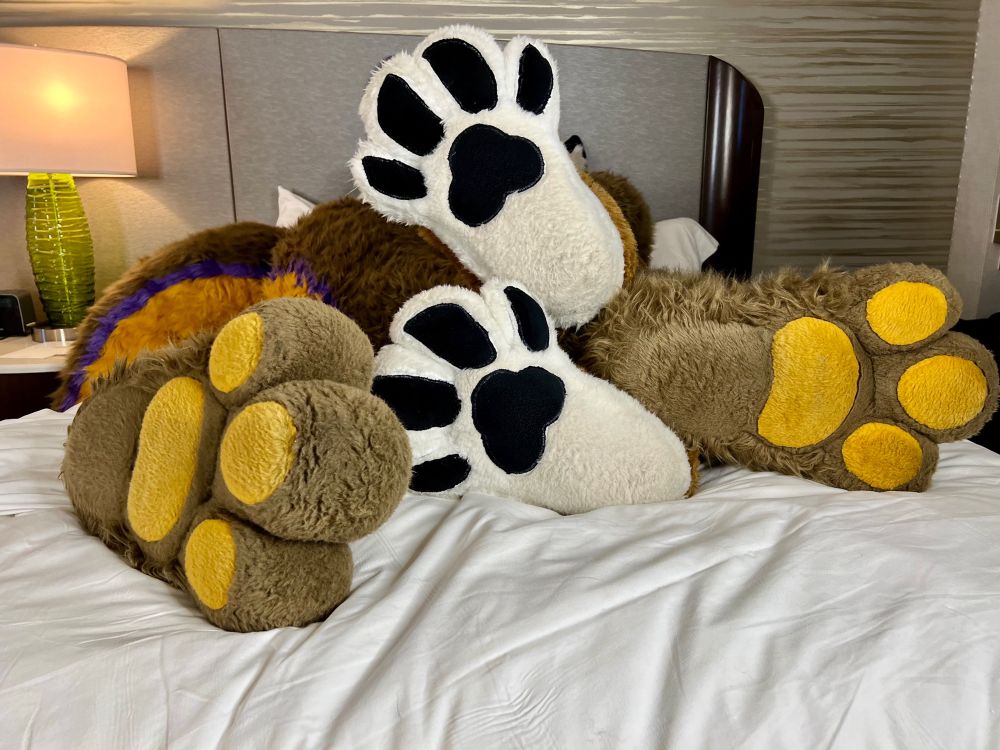 Taking a snooze with my roo buddy, Drake <3