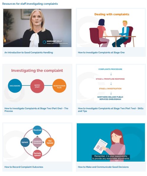 Screenshot of website