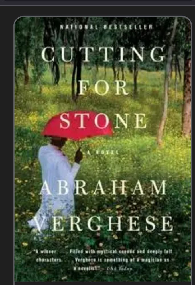 The cover of Cutting for Stone by Abraham Verghese
