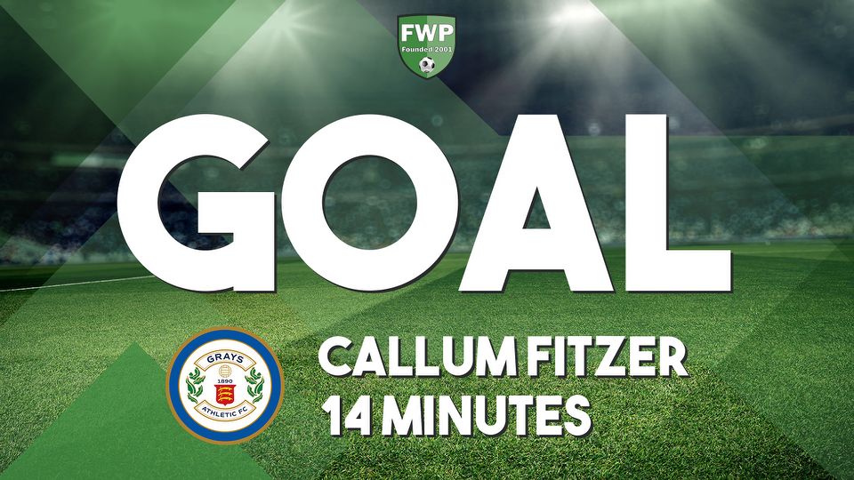 GOAL: Hitchin Town 0-1 GRAYS ATHLETIC - Callum Fitzer (14')