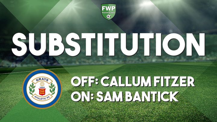 SUB: Sam Bantick replaced Callum Fitzer (76')