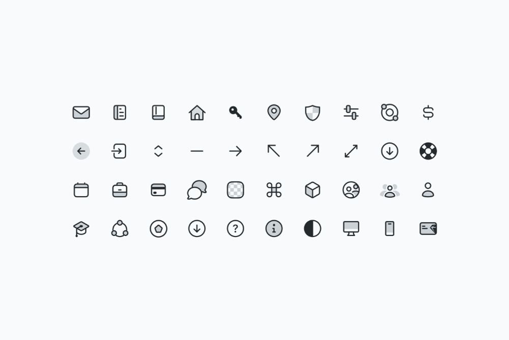 updated icons for the web app