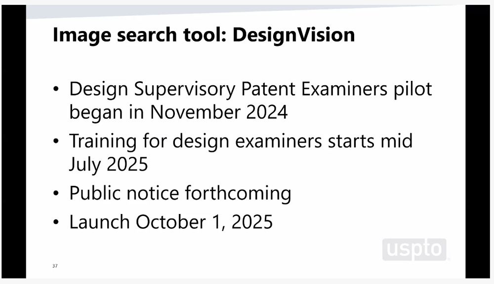 slide titled: "Image search tool: DesignVision" with timeline