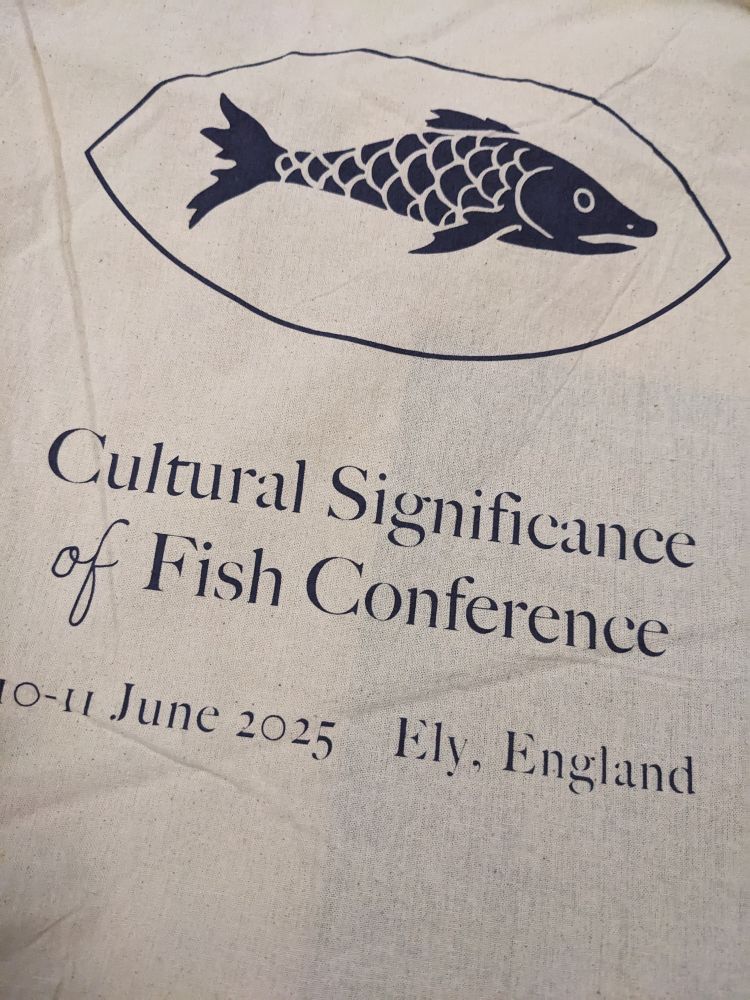 Image of bag with Cultural Significance of Fish written on it