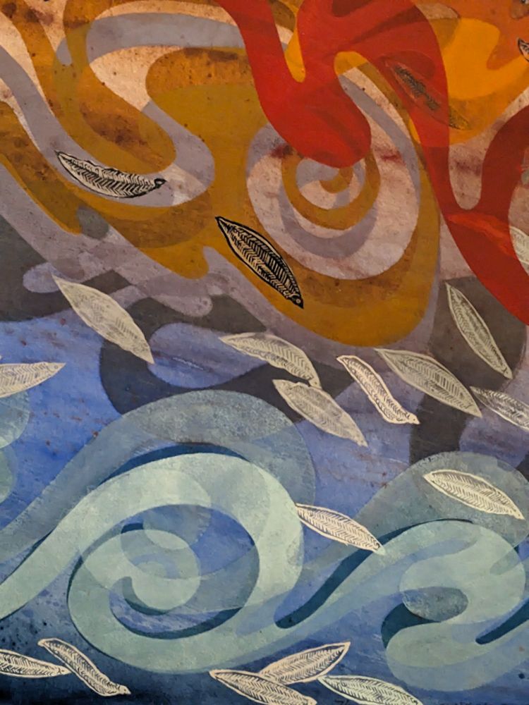 Fish artwork by Julia Manning 
