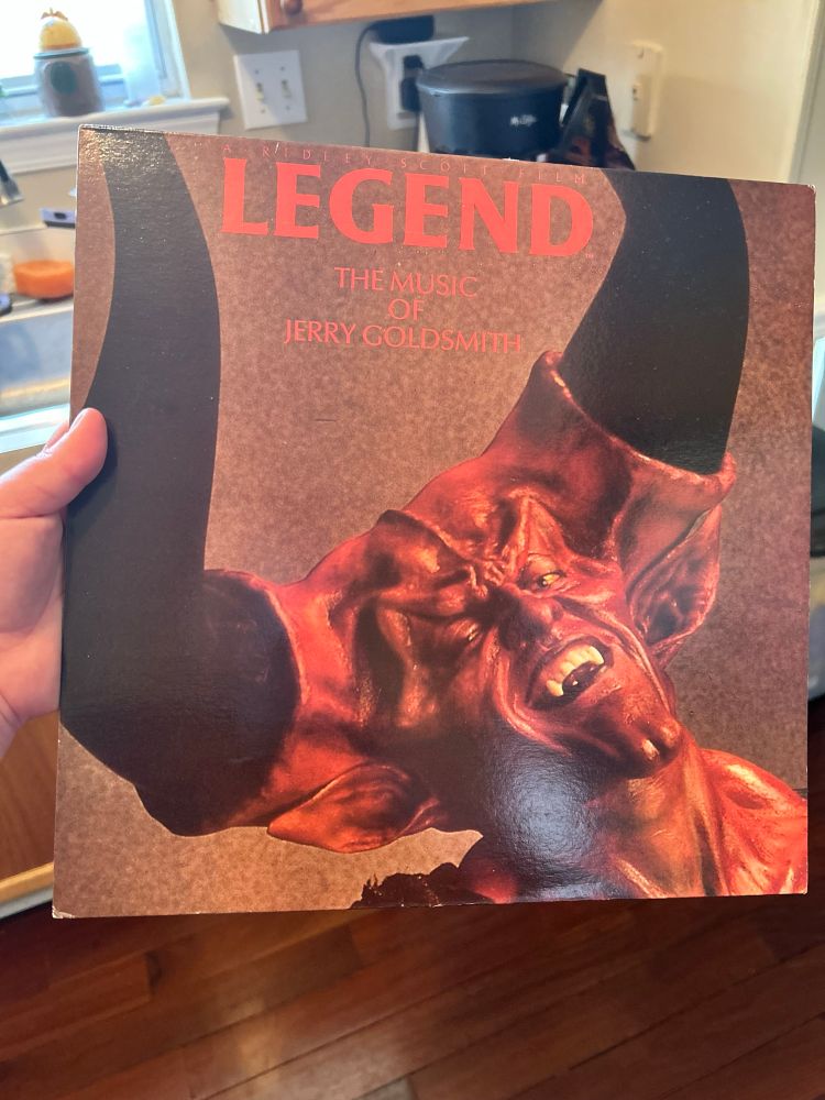 Vinyl soundtrack from the movie Legend. 