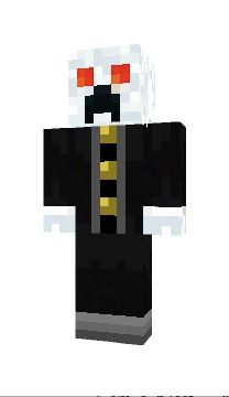 a Minecraft skin of israphel from shadow of israphel 