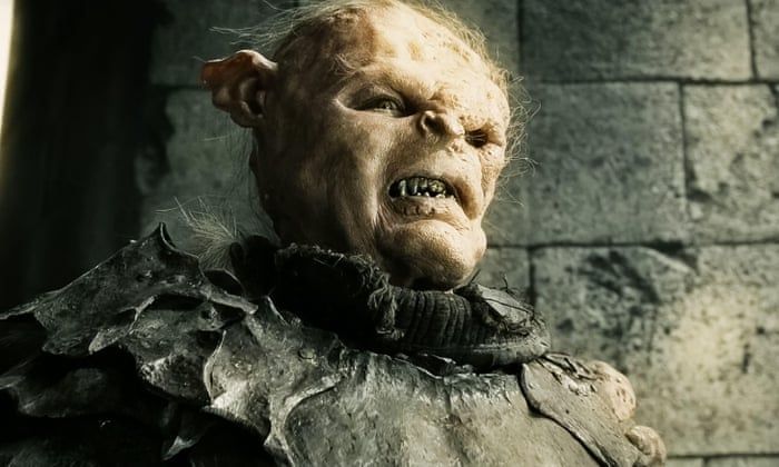The orc (idk his name) in The Two Towers who says "The age of men is over."