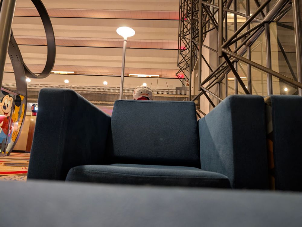 A seating area in the Contemporary resort.