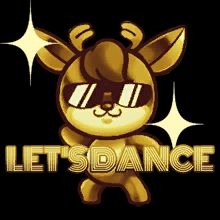 The Missing JJ Macfield deer phone emoji that says: Let's Dance 