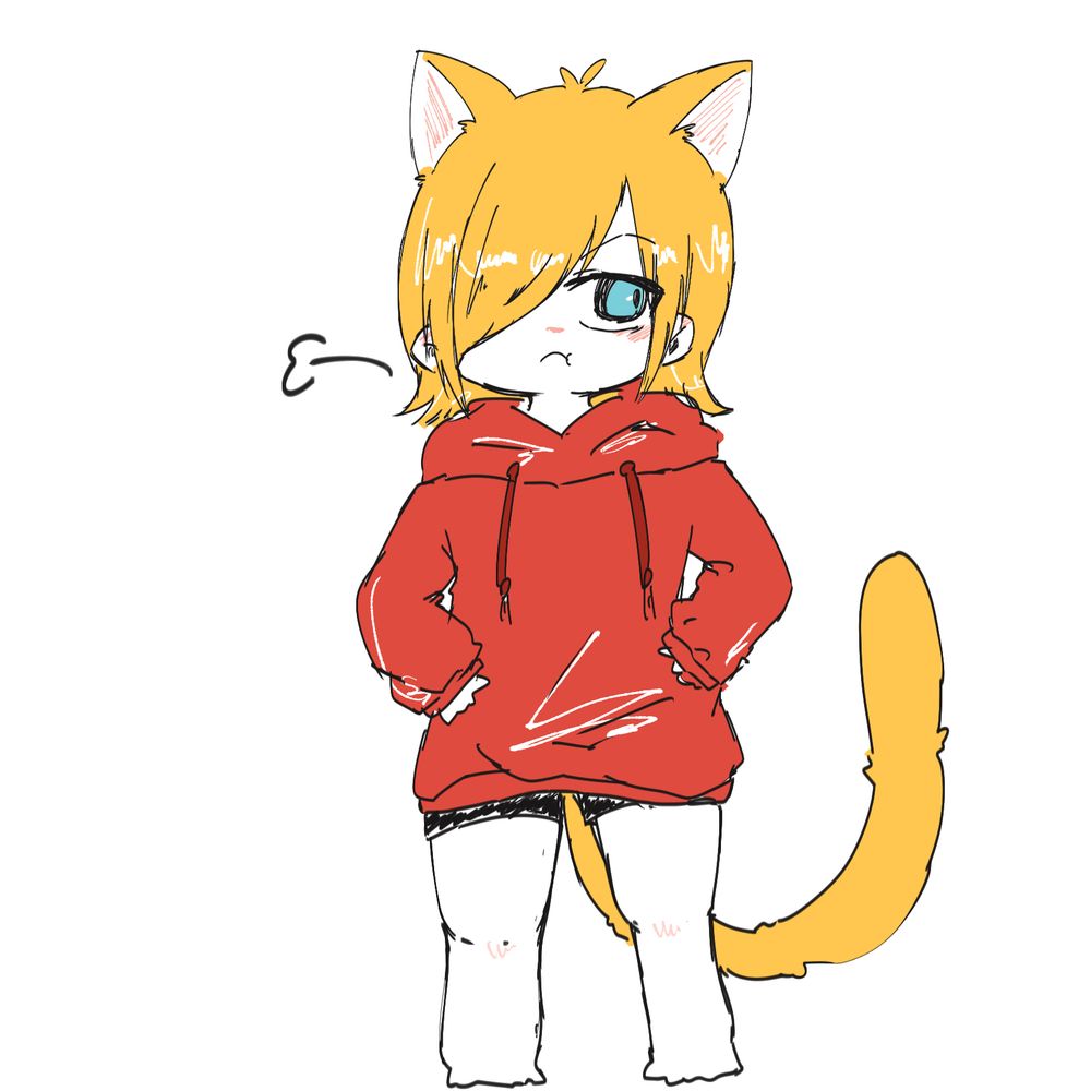 弱虫ペダルの青八木一を猫化したやつ。