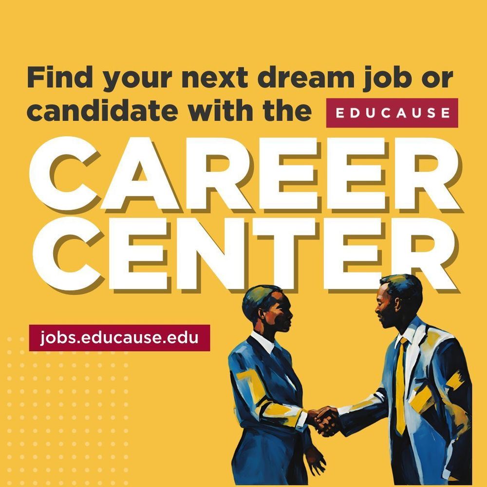 Find your next dream job or candidate with the EDUCAUSE Career Center. jobs.educause.edu