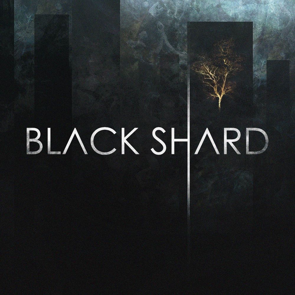 Pochette d'album de la bande son du jeu Blackshard par Alt236. 
Le titre du jeu y est écrit en blanc et l'arrière plan montre un arbre dorée et plusieurs rectangles dans différentes nuances de gris fumés. 