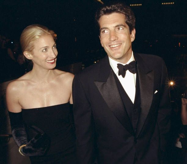 John F. Kennedy Jr. and his wife, Carolyn Bessette-Kennedy.
