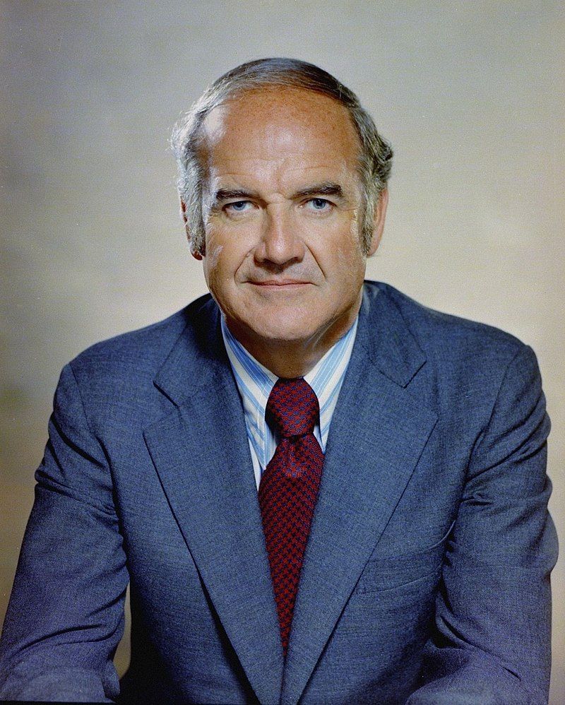 Senator George McGovern’s official portrait, circa 1972.