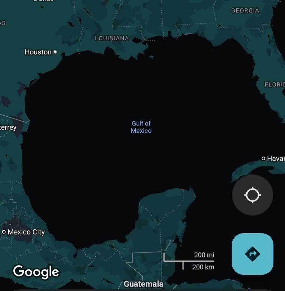 Map of The Golf of Mexico.