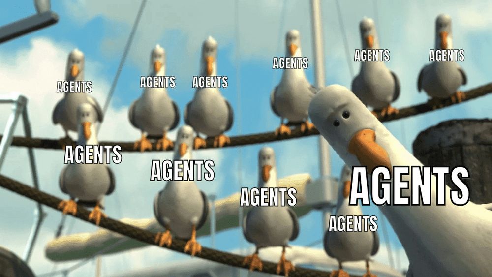 AI agents as seagulls.