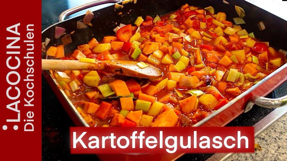 Veganes Kartoffelgulasch- herzhaft und lecker | Rezept | La Cocina