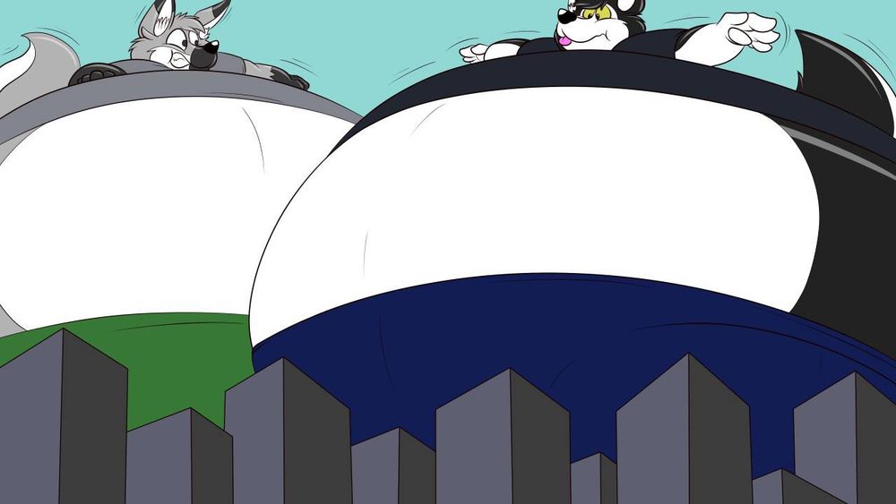 blimps blimp kaiju monster sized malamute kangaroo