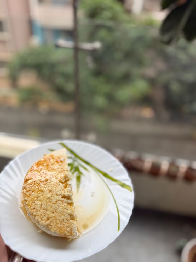 Fresh paneer and honey