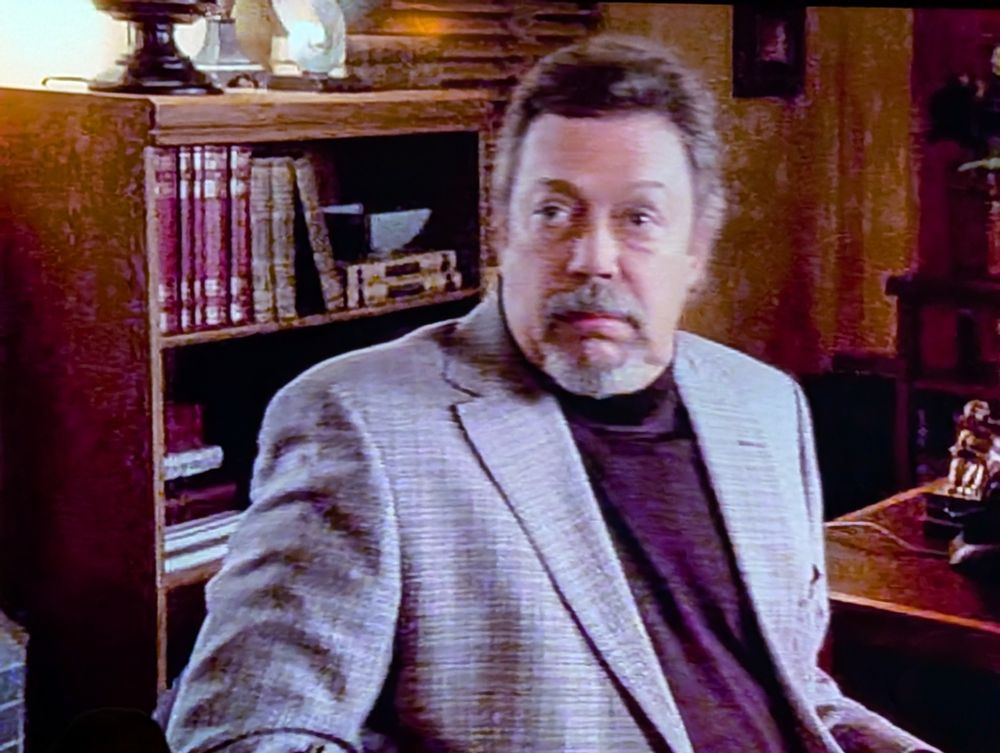 Tim Curry as judge, Nigel St. Nigel, on American Duos 