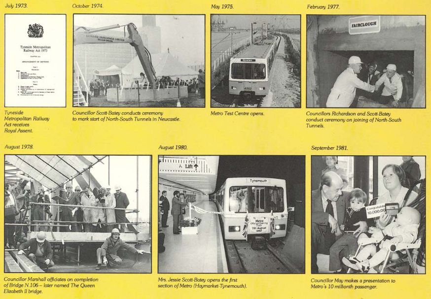 A picture collage of major Metro opening times
