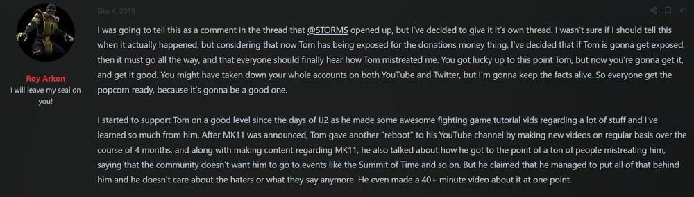 Roy Arkon in a 2019 TYM Post raving about how Tom Brady is trash