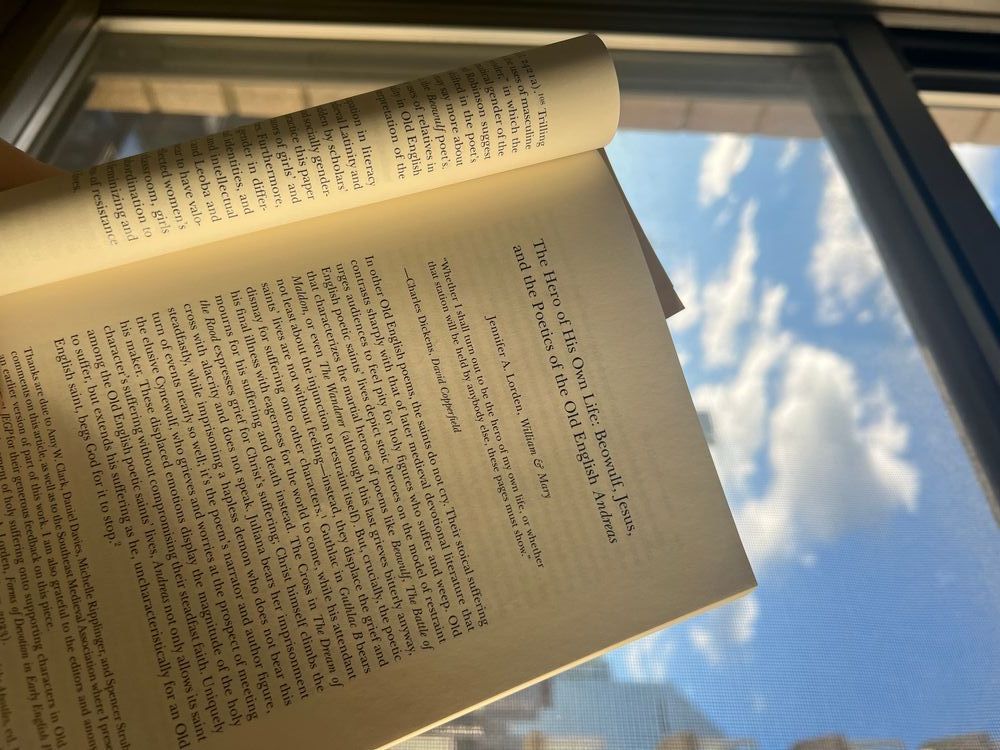 Title page of essay in Journal of English and Germanic Philology