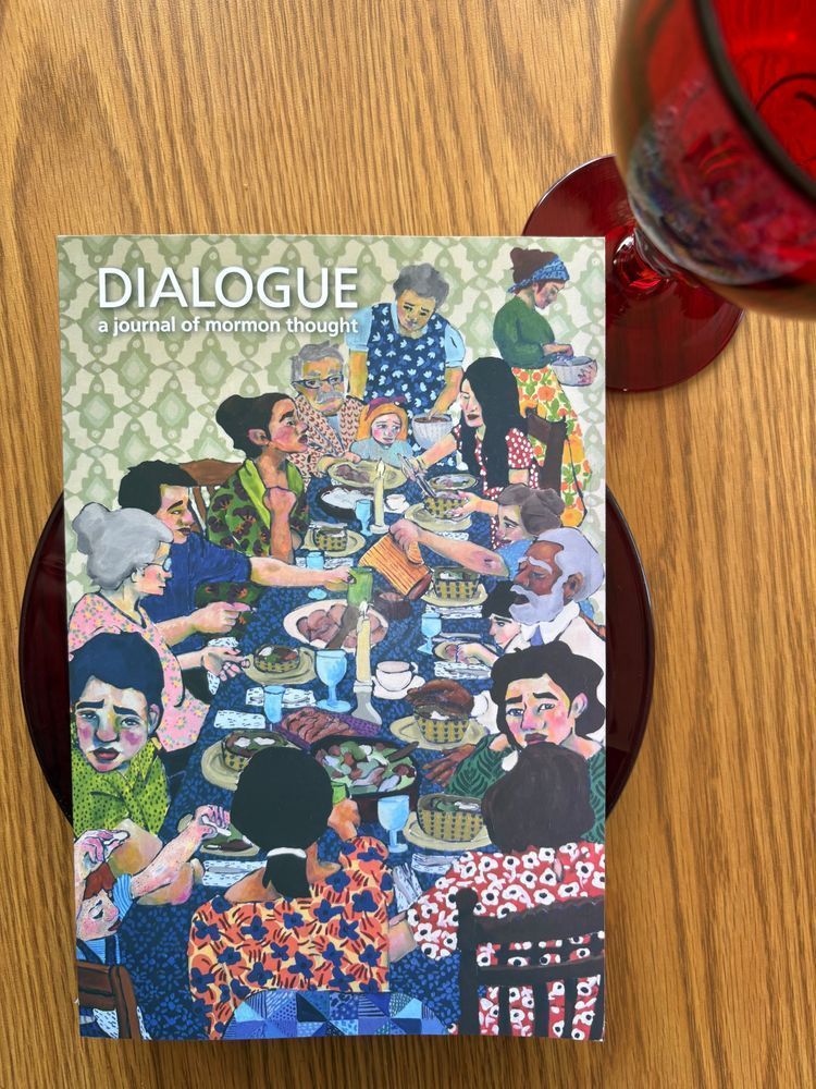 Cover of Dialogue, Volume 57, Issue 4, Winter 2024
Artwork depicting a large family gathering around a table.
