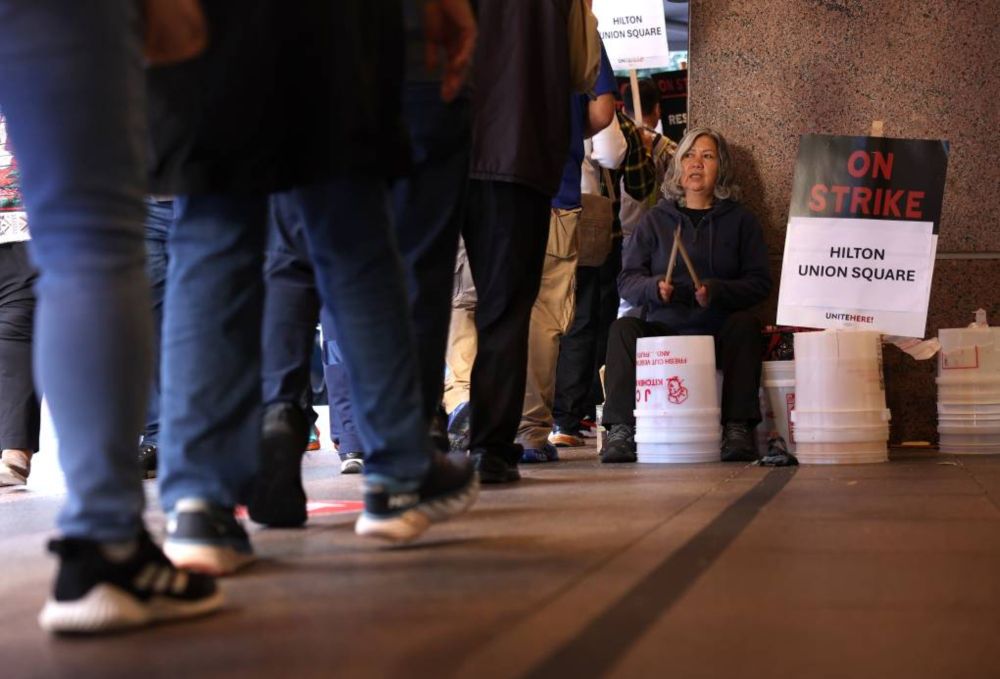 Over 1,500 San Francisco Hotel Workers Strike in 2nd Walkout This Month | KQED