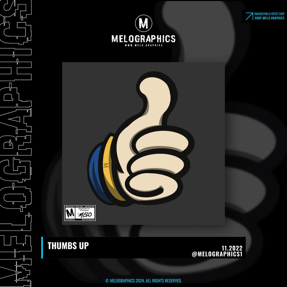 Thumbs Up Emote inspired by Fallout by MELOGRAPHICS #MadeByMELO Artist Shop #ArtAdvent #AdventArt #Fallout #Art #GameArt #FanArt