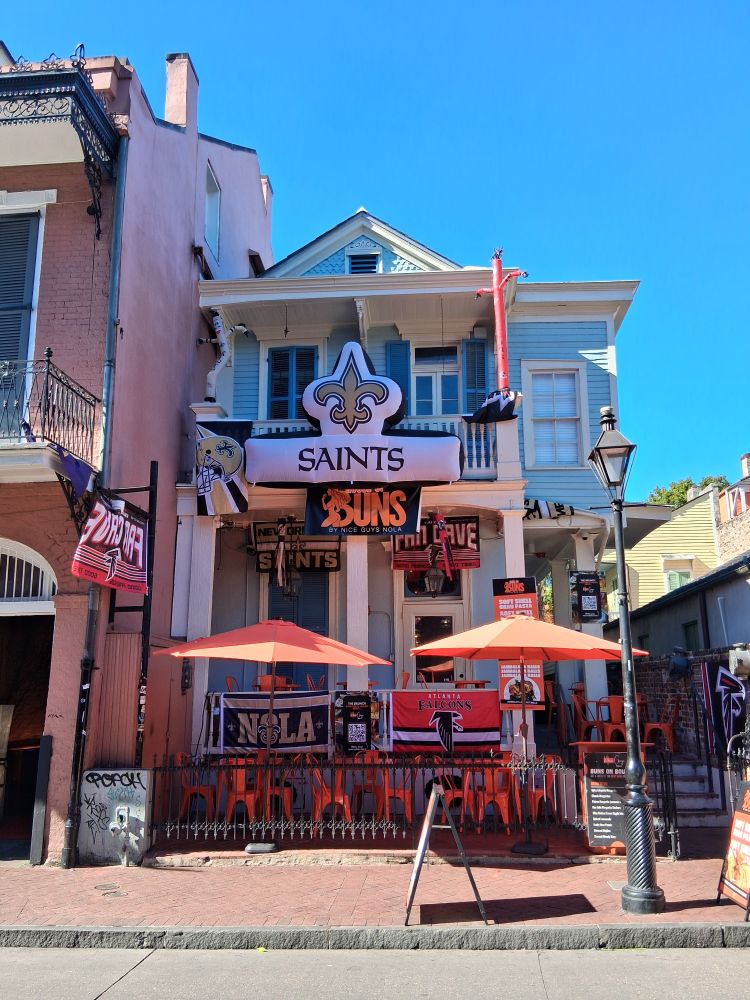 "Fan Zone" on Bourbon St