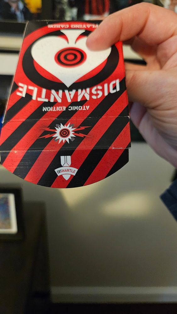 U2 Dismantle playing card packaging 