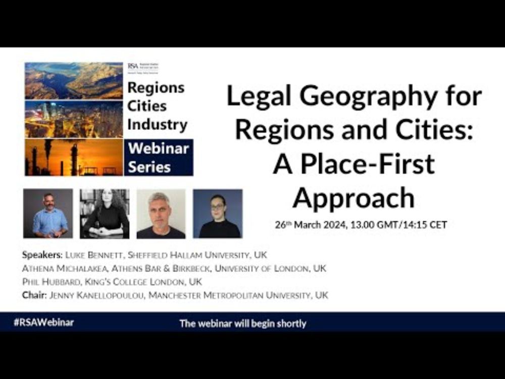Legal Geography for Regions and Cities: A Place-first Approach
