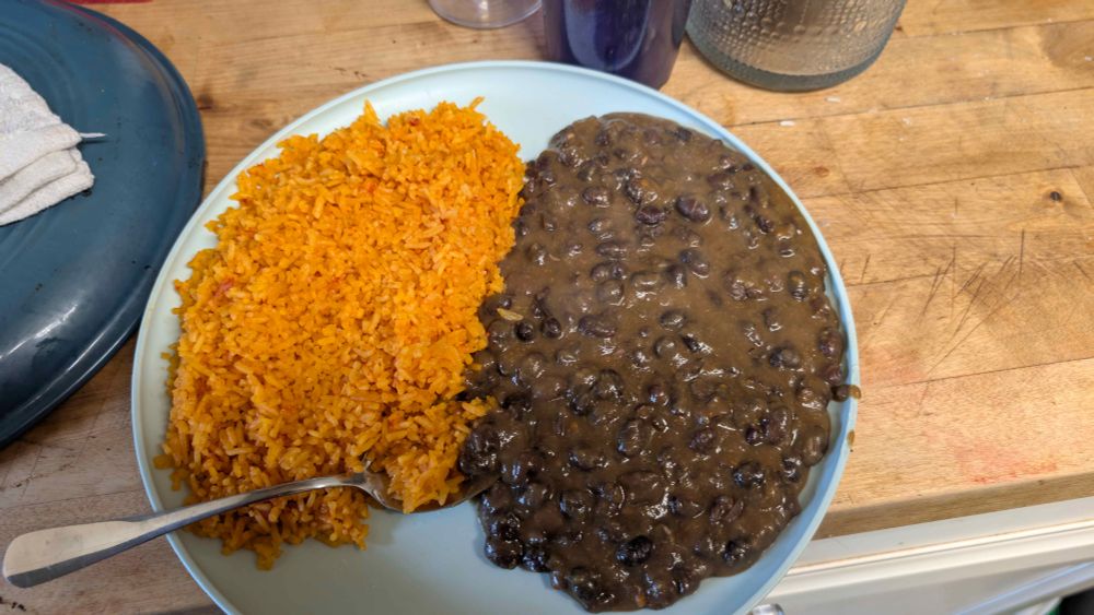 black beans and rice