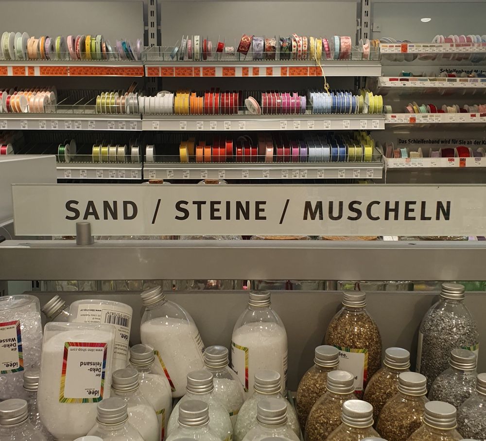 sand / steine / muscheln