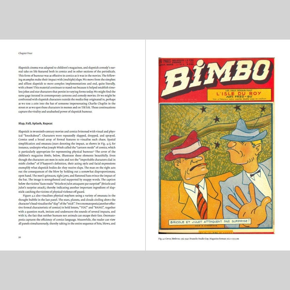 spread page from the book 'The Visionary Art of Franco-Belgian Comics, 1930s to 1960s'