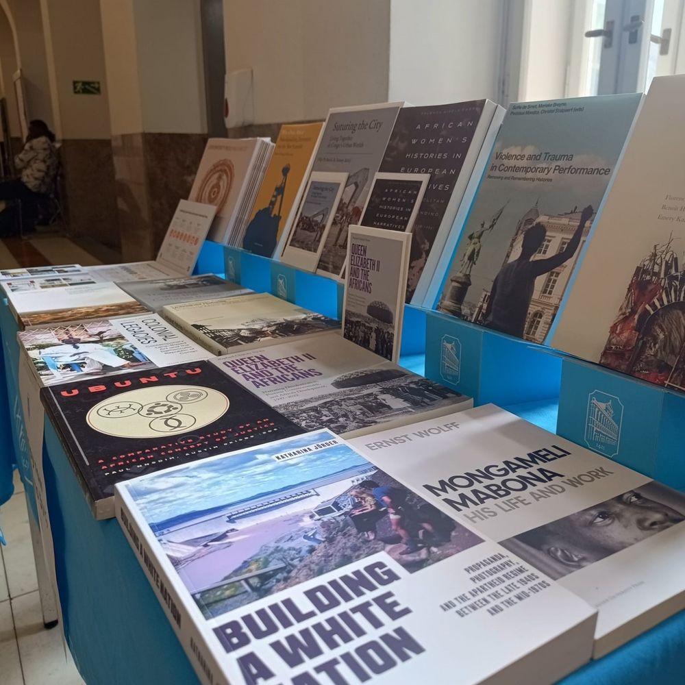 table with books