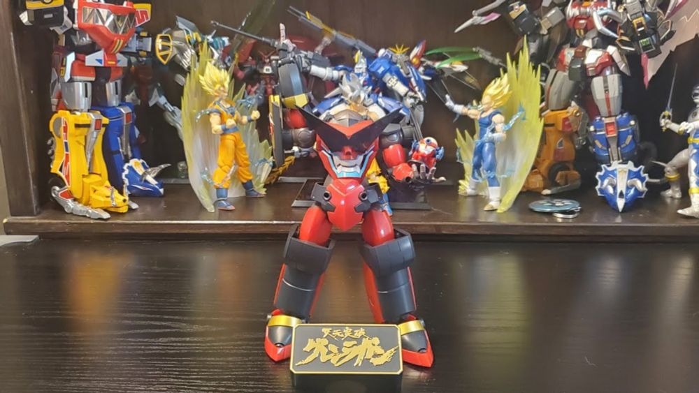 How to Combine Soul of Chogokin Gurren Lagann! #gurrenlagann #tengentoppagurrenlagann #soc