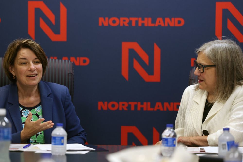 Autonomous technologies, allied health, farm business management and more were discussed during the visit by U.S. Sen. Amy Klobuchar, D-Minnesota.