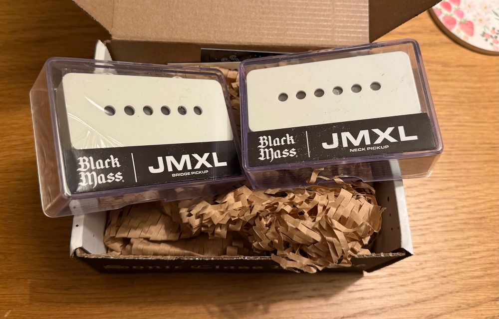 My set of Black Mass JMXL pickups for my Jazzmaster