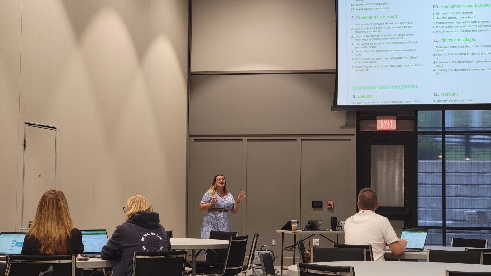 IXL training, sponsored by OVEC. 