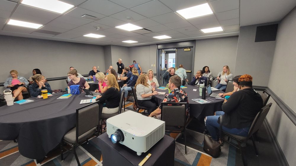 Attendees of our AI session. 
