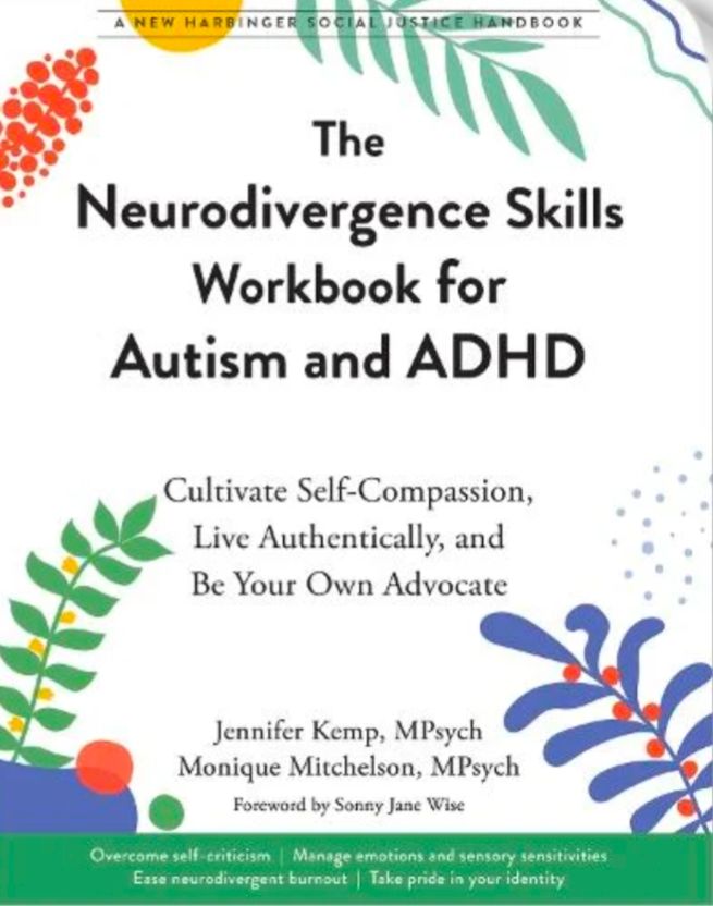 Cover for Neurodivergence Skills Workbook - autism and ADHD 