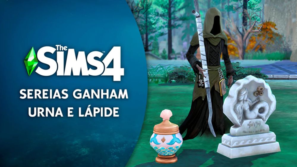 The Sims 4: Sereias Ganham Própria Lápide e Urna - SimsTime