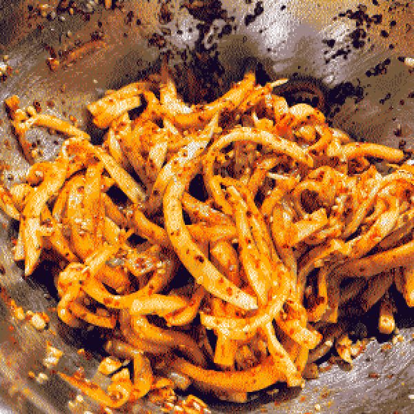 Finished radish kimchi 