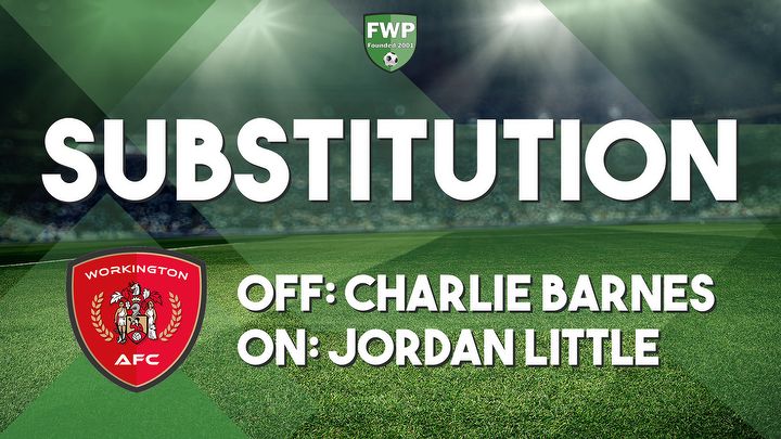 SUB: Jordan Little replaced Charlie Barnes (67')