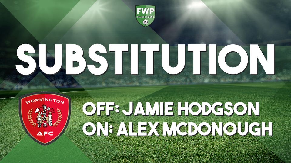 SUB: Alex McDonough replaced Jamie Hodgson (74')